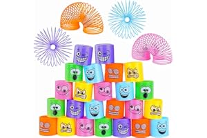 flintronic 24 szt. tęczowa wiosenna zabawka, wiosenna torba imprezowa wypełniacze tęczowe mini uśmiech zabawki z naklejkami z jednorożcem, uśmiech tęczowe gry sprężysta impreza upominek dla dzieci