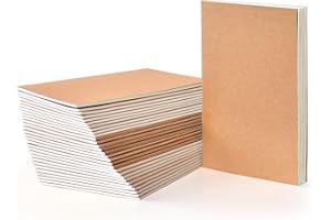 ‎VEESUN VEESUN Notizbuch A5 Blanko Seiten: 30er Pack Notizblock Skizzenbuch Kraft Cover Notizheft für Kinder und Erwachsene Tagebuch für Schule Büro Reisen Zeichnen Back to School Geschenk