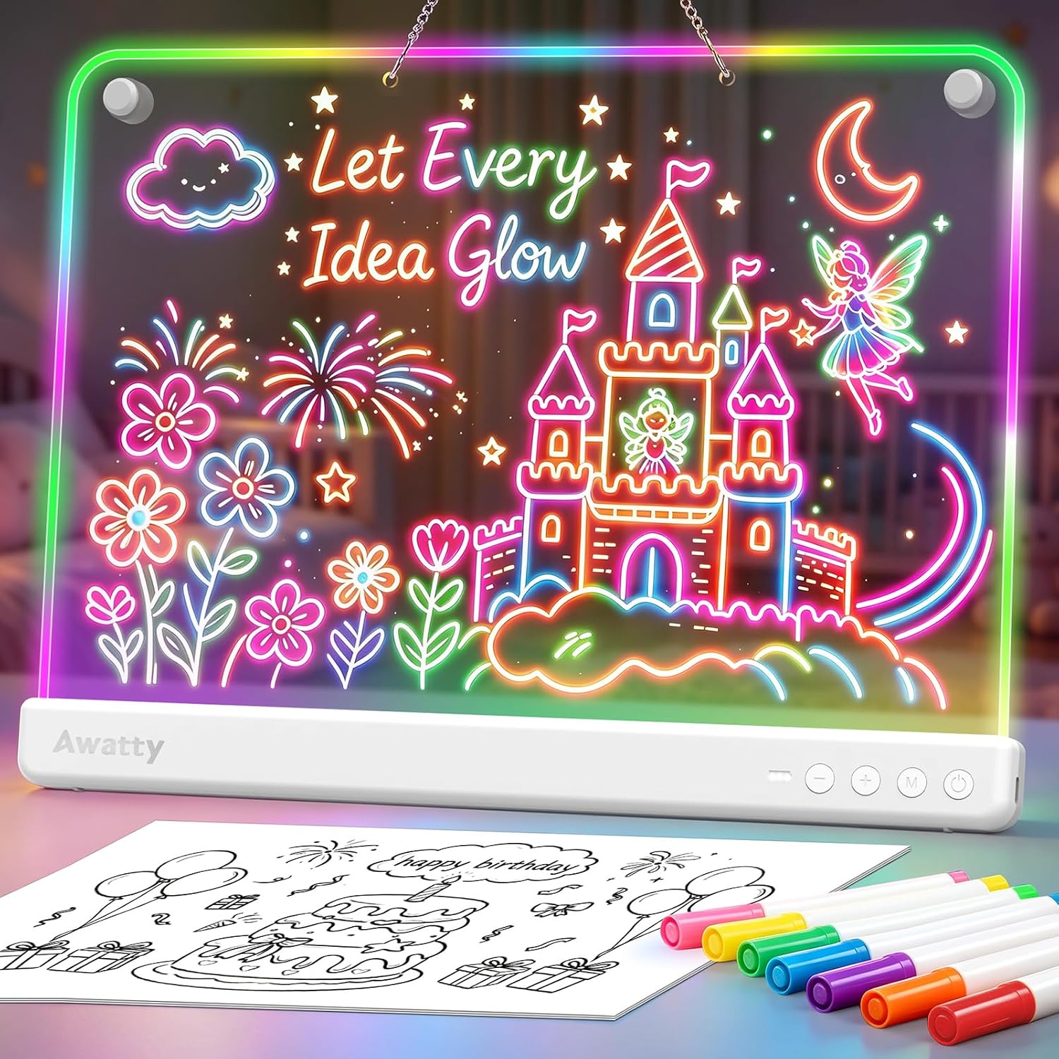 Faut-il Acheter le Awatty Tableau Lumineux LED Rechargeable Tabl (Sélection) ? Notre Avis