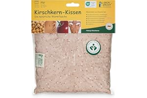 GRÜNSPECHT Cherry Stone Heat Pad 19 x 19 cm Neck Belly Back Cushion Cover 100% Cotton Cover Microwave Oven Proof Triangles Frosty Green (110-V7)