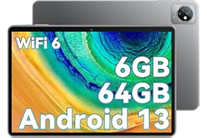 Blackview Tab 30 WiFi 2024 Tablet 10" con custodia protettiva Android 13 con 6 (2 + 4) GB di RAM 64 GB ROM TF 1 TB, Widevine L1 FHD+ IPS WiFi 6 Tablet Bluetooth 5.0, GMS, GPS, Type-C