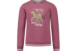 SALT AND PEPPER Mädchen Girls Sweat Horses Emb Studs Sweatshirt