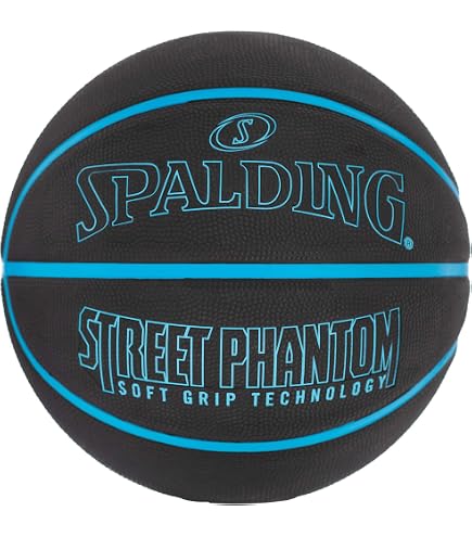 Ballon De Basket Spalding Street Phantom Taille 7 - Officiel NBA - Cuir Pleine Fleur - Unisexe Adulte