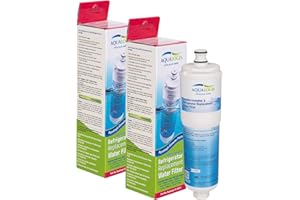 AQUALOGIS 2 filtros de agua para frigorífico compatible con CS-52 640565 5586605 para Bosch Siemens Neff