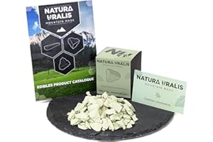 Natura Uralis Argile Verte de l'Oural | 100g Argile Verte Naturelle, Vert Pastel à Verdoyant - Croquant Etonnant, Texture Terreuse, Veloutée et Ferme Satisfaisante, Sensation ASMR