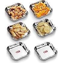 食器 Band new Buy Next Future, Set of 6, 20 Gauge Heavy Duty, Mirror Polish, 3