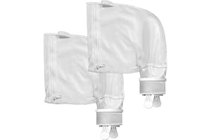 PHONILLICO Lot 2 Sacs pour Polaris 280/480 - Filtre Robot Nettoyeur Piscine Filet Rechange K13/K16 Sac à Limon avec Fermeture Zip