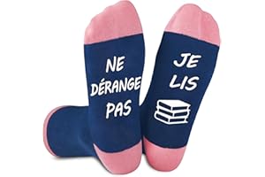 Merclix Chaussettes Rigolotes Humour Femme 39 42 Idee Cadeau Femme Original Utile Cadeau Amie Maman Mamie Soeur Nounou Anniversaire Fete des Meres Saint Valentin Noel