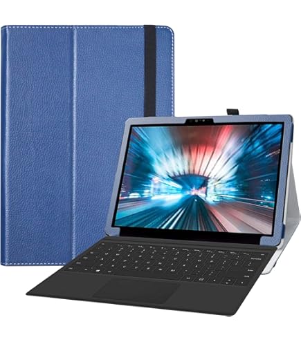 LiuShan Compatible With Dell Latitude 7320 Case, PU Leather Slim