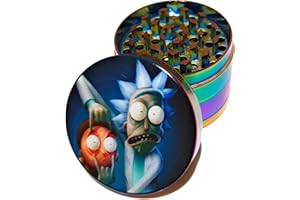 GEEGVV Herb Grinder with Sifter and Magnetic Top Crusher for Dry Herbs, Spices, Plants New Grinder - 4 Pieces (50mm)?