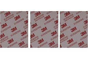 SOLNIT soft Pads aus 3M Schleifschwamm-Pad, Polieren, Nass-, Trockenschaum-Pads, waschbar, wiederverwendbar, Körnung: (Superfine)