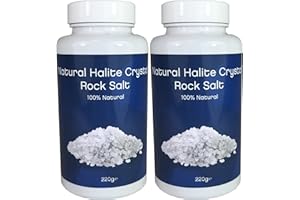 TOWER HEALTH 2X Natural Halite Crystal Rock Salt - 220g