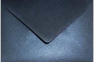 Netuno 100 sobres nacarados azules oscuros DIN B6 125x175mm 120g Aster Metallic Queens Blue con solapa engomada puntiaguda sin ventana para invitaciones boda Navidad bautizo tarjetas fiesta bricolaje
