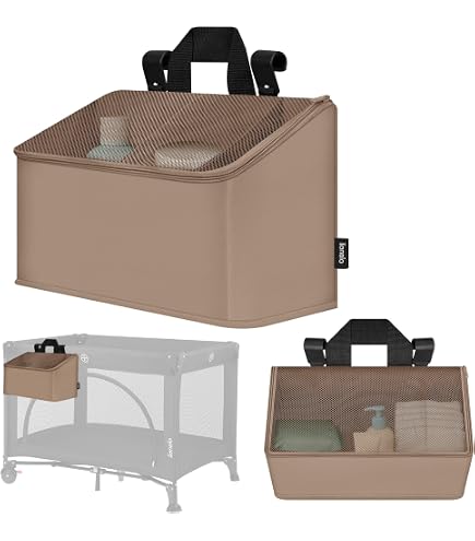 ELEZAY Organizer Da Comodino Appendibile - 8 Tasche, Tessuto Oxford Impermeabile, Fino A 9 Kg, Rosa