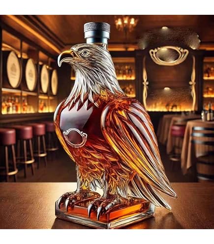 Jack Daniel's Eagle Decanter 空ボトル Eagle Whiskey Bottle, Jack Daniels Eagle Bottle, Eagle Whiskey