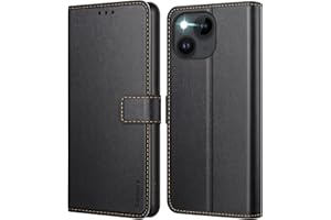 Ganbary Handyhülle für iPhone 14 / iPhone 13 Hülle, Premium Leder Klapphülle [Kartenschlitzen] [Magnetverschluss] [Standfunktion] kompatibel mit iPhone 14 / iPhone 13 Schutzhülle, Schwarz