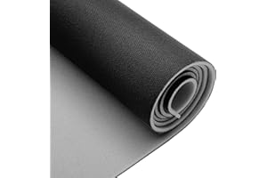 INFINAUTO Headliner Fabric 96" l x 48" W for Car Truck RV SUV Automotive Interior Trim DIY Roof Repair Replacement Foam Backing Breathable Mesh Fabric Black