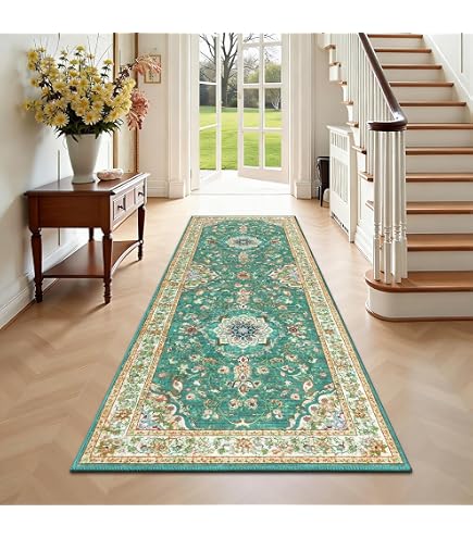 artyrugs Tapis Lavable en achine, 60x240c, 75% Coton Recyclé, Poils