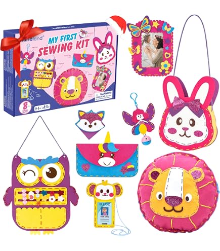 Kit De Couture En Feutre Pour Enfants Débutants - Activités Manuelles DIY - Neuf - Dimensions 10.02x6.48x2.36 Pouces