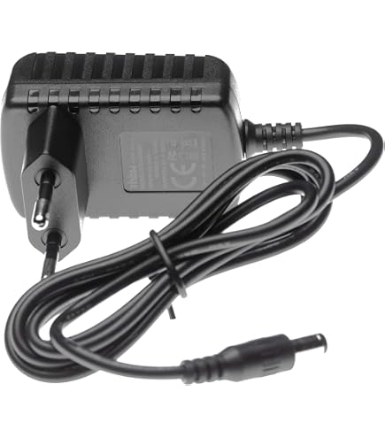 Vhbw Alimentatore 6V 0,3A Per Calcolatrici Sharp (EL-2625H, EL-1801L, EL-965T) – Sostituto EA-28A