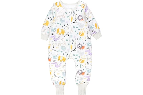 TupTam Saco de Dormir Bebé – Saco Dormir Bebé con Piernas, 2.5 TOG, Algodón OEKO-TEX