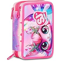 Zaino Scuola Elementare SJ GANG STYLE JAM GANG – 24L, Estensibile, Fucsia, Con LED A Cuore E Tasca Portaborraccia - 2