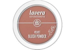 LAVERA Velvet Blush Powder -Nude Terracotta 03- - Confère un teint frais instantané - Huile d’amande bio & Vitamine E - vegan - 5g