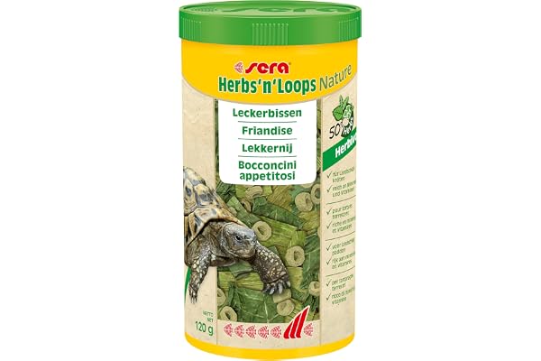 Sera Herbs 'n' Loops Friandise avec Herbe pour Aquariophilie 1000 ML