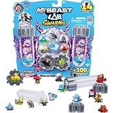 MrBeast Lab Swarms Hyper Fusion Serisi, 100'den Fazla Benzersiz Hiper F&uuml;zyon S&uuml;r&uuml;s&uuml; Toplayın, Mega Lab Paketi 14 Mikro Canava
