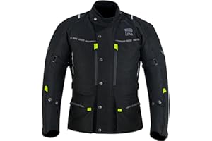 RAXUS SpeedFight Veste de moto pour homme hiver 3/4 imperméable homologuée CE