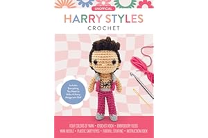 Unofficial Harry Styles Book and Crochet Kit: Includes Everything You Need to Make a Harry Amigurumi Doll – Four Colors of Yarn, Crochet Hook, ... Eyes, Fiberfill Stuffing, Instruction Book