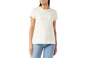 Levi's The Perfect Tee T-Shirt Kobiety, The Perfect Tee Seasonal Clear Foil Bw Whitecap Gray, XS