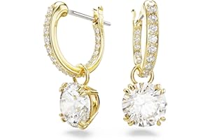 Swarovski Stilla Kolekcja kolczyki wiszące, szlif okrągły, biały