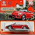 2023 Matchbox 2019 Volkswagen Beetle Convertible Red 98/100 (Short Card) HLD14