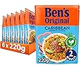 BEN'S ORIGINAL Caribbean Microwave Rice, Bulk Multipack 6 x 220g pouches