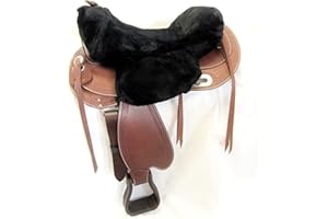PS Pferdeartikel Westernsattel Sitzbezug aus Merino Lammfell