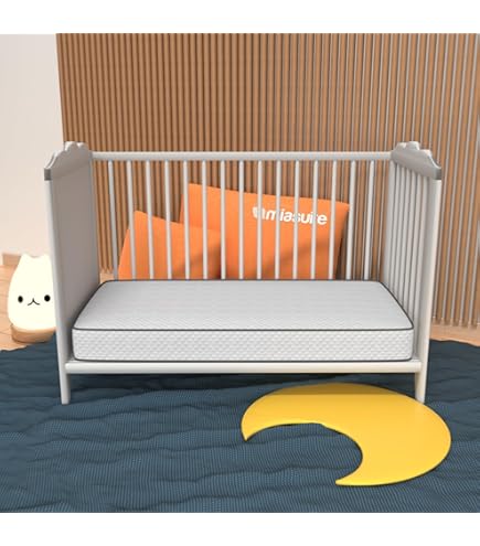 Matelas Bébé 75 X 180 Cm, Hauteur 16 Cm - Revêtement Argenté Hypoallergénique, Certifié Dispositif Médical - Fabriqué En Italie