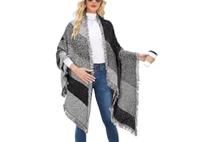 heekpek Scialle Donna Invernale Caldo Moda Nappe Morbido Leggera Sciarpa Lunga Avvolgere Autunno Inverno Scarf Wrap Shawl