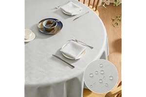 Softalker Mantel Redondo 160 cm de diámetro Grande Mantel Antimanchas Gris de Jacquard a Rayas,Duradero,Lavables,Protege la Mesa,Adecuado para Sala de Estar,Comedor,Cocina,Decoracion Primavera,Pascua