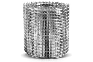Muzhira Rodent Proofing Wire Mesh - 6m x 100mm 304 Stainless Steel Mesh Blocks Rats, Mice, Mouse, Squirrel & Bird Access Pest Prevention for Filling In Gaps Around The Home & Garden