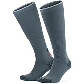 GoWith Erkek ve Kadın İ&ccedil;in Renkli Havlulu Dikişsiz (20-30 mm Hg) Basın&ccedil;lı U&ccedil;uş Seyahat &Ccedil;orabı 3595
