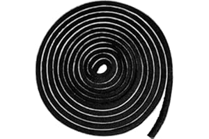 MARICATO Brush Seal Weather Strip 12 M(L) x 9 mm(W) x 9 mm(T), Draught Excluder for Doors, Door Draft Excluder Strip Self - Adhesive Draft Excluder Tape for Sliding Door Window and Wardrobe - Black