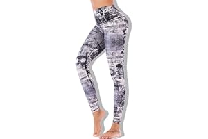 Chisportate High Waisted Sustainable Yoga Leggings, Active Tummy Control Super Soft Workout Pants for Women Fitness Running Gym Yoga Wear