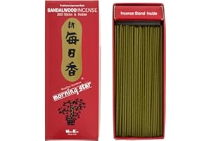 Nippon Kodo Kadzidełka Morning Star z drewna sandałowego kadzidełka 200