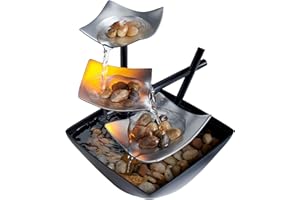 Homedics wfl-slvs Envirascape Silver Springs illuminato Relaxation Fountain