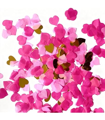 10000 Coriandoli Di Carta Velina A Forma Di Cuore Rossi Per Matrimonio E Feste – Biodegradabili