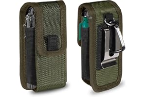 KENOBEE Pochette à outils compatible avec Leatherman Wave Plus Wingman Surge Rebar, Étui organisateur d'outils Petite Sacoche à outils pour Camping Randonnée (Vert armée)