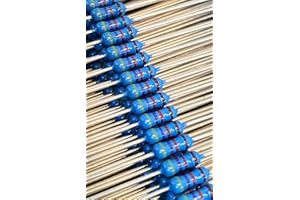 SNS COMPONENTS SNS 4K7 ohm 1/2 Watt Metal Film Resistor 1% Tolerance Pack of 10 4.7K ohm