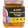 Daichi - Lemon Pickle | Crafted with love by women artisans | Sun cured | Cold-pressed mustard oil | In-house spices | No Preservatives 500gm (Pack of 1)