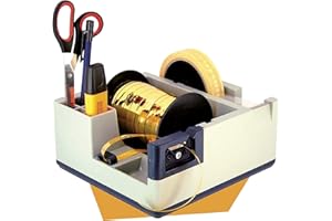 Alevar Distributeur de bureau B22 pour ruban adhésif et ruban d'emballage cadeau avec porte-stylo et porte-objets